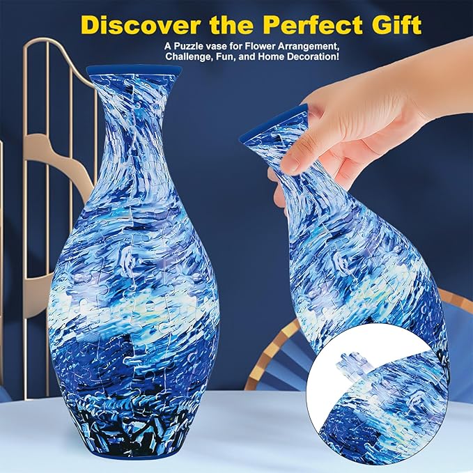 VaasAmbacht™ Creatieve 3D Bloemvaas