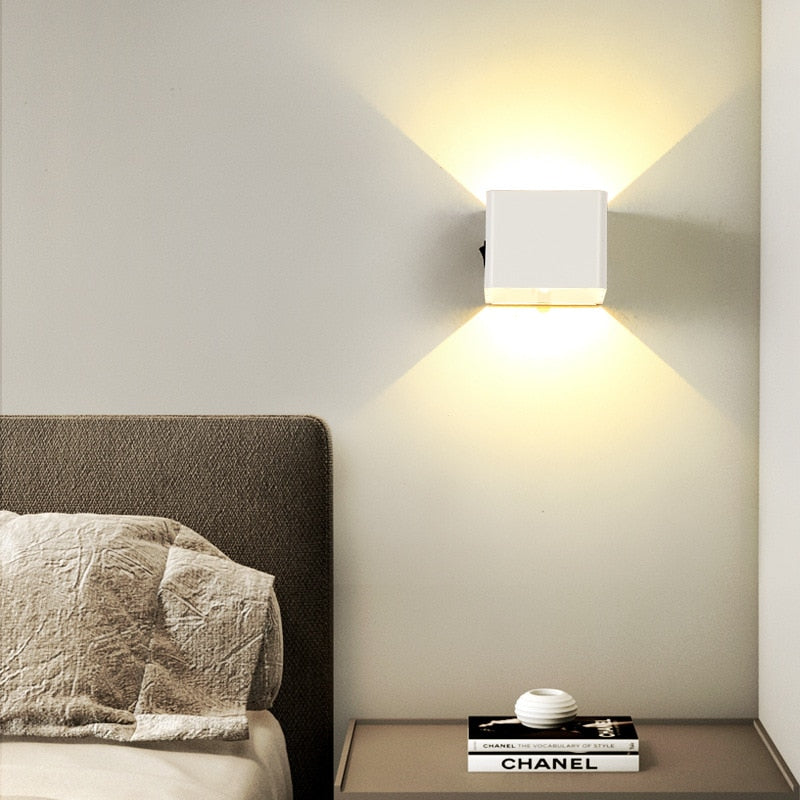 VierkantLicht™ De draadloze en luxe wandlamp!