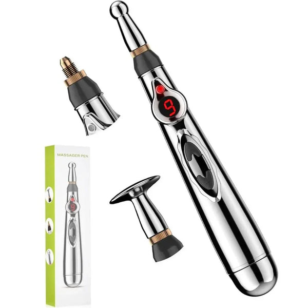 PijnPen™ Acupunctuur Massagepen | Elektrische Pijnverlichting | 9 Intensiteitsniveaus