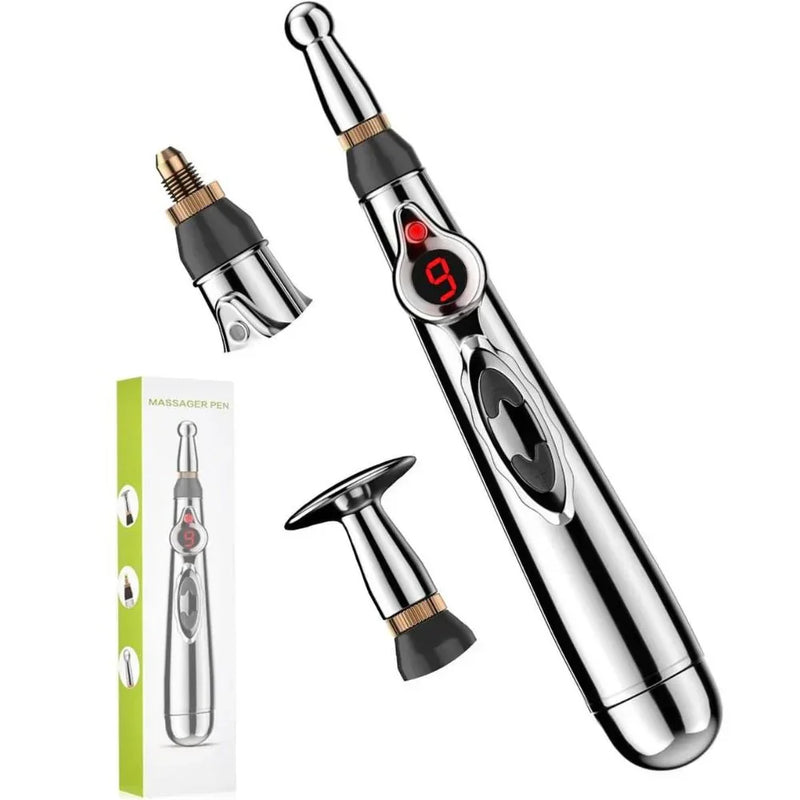 PijnPen™ Acupunctuur Massagepen | Elektrische Pijnverlichting | 9 Intensiteitsniveaus