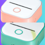PocketPix™ Draagbare roze/groene printer