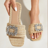 Clara™ - Glanz Strass Dames Pantoletten