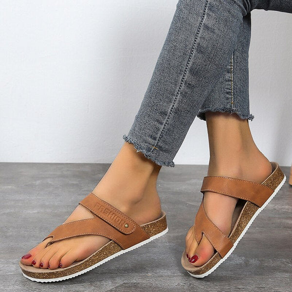 KorkFlex™ – Orthopedische open-korksandalen voor dames