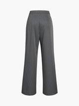 Isalie | Chic Pinstripe Geplooide Dames Broek