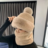 Dames Beanie Met Sjaal | Wintermuts | Winddicht & Extra Warm