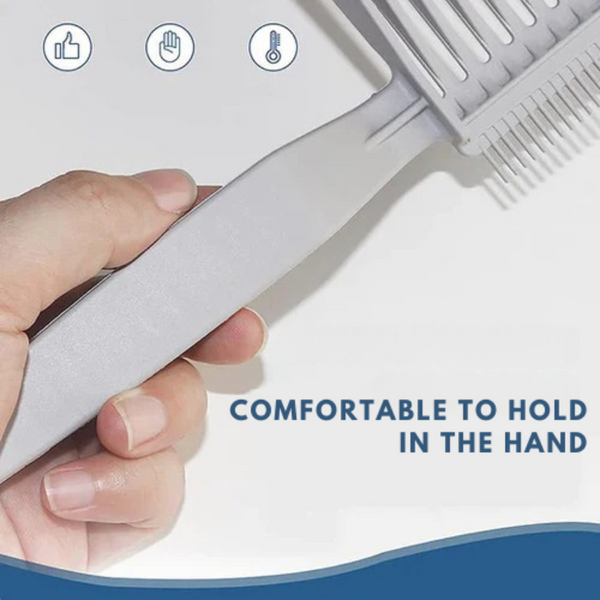 Haar Knipkam | Ergonomisch Design | Dubbele Gebogen Kam | ABS Kunststof