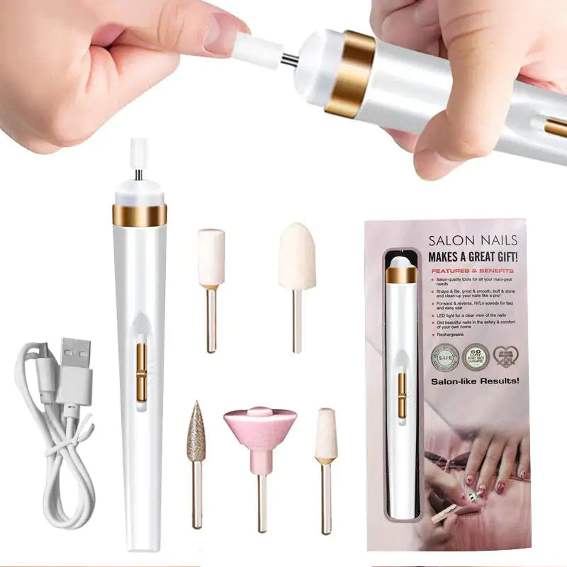 Manicure Machine Kit | Elektrische Nagelvijl met LED | Complete Nail Art Set