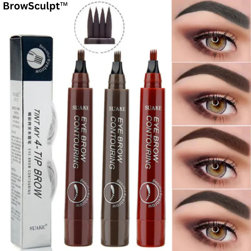 BrowSculpt™ 1+1 Gratis | Microblading Wenkbrauwstift voor Perfecte Vorm en Volumen