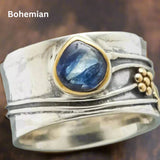 Bohemian Edelstein Meditatie Ring