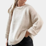 CozyKnits™ Gebreide oversized damestrui