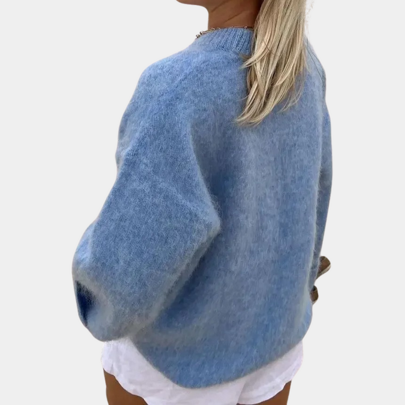 CozyKnits™ Gebreide oversized damestrui