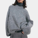 CozyKnits™ Gebreide oversized damestrui