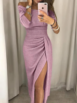 Heidi-Mode | Off-Shoulder Glittersjurk