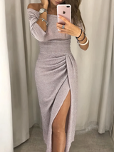 Heidi-Mode | Off-Shoulder Glittersjurk