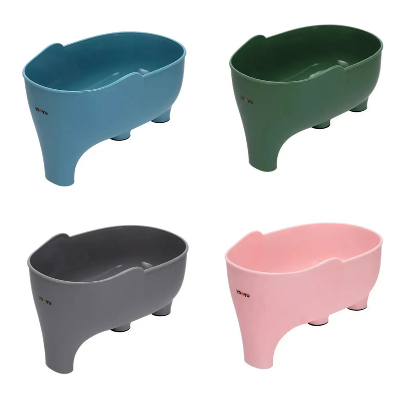 Keuken Afvoersieb | Olifant Design | Kunststof | 22 cm | 2 Stuks