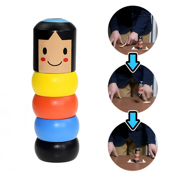 Magische Houten Speelgoedpop | Onbreekbaar Ontwerp | Creatieve Goocheltruc