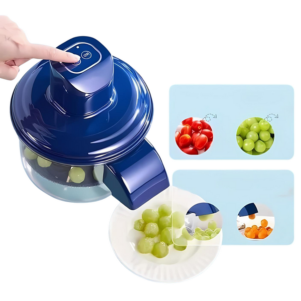 Automatische Fruit- en Groente Schiller | RVS Mes | Oplaadbaar | 50W Motor