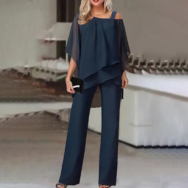 Wilma | Elegant Off-Shoulder Design Twee-Delig Set voor Vrouwen