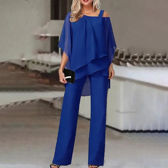 Wilma | Elegant Off-Shoulder Design Twee-Delig Set voor Vrouwen