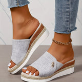 Celmiva™ – Dames Plateau Sandalen met Comfort en Elegantie voor de Zomer