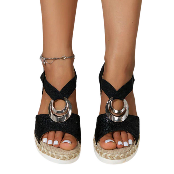 Dames Orthopedische Sandalen | Hazel | Ergonomische Mondsikkel Zool | Comfortabel & Ademend