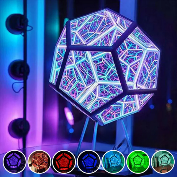 LED Nachtlamp | PrismaGloed | Betoverende Kleuren | Sfeervol & Energiezuinig