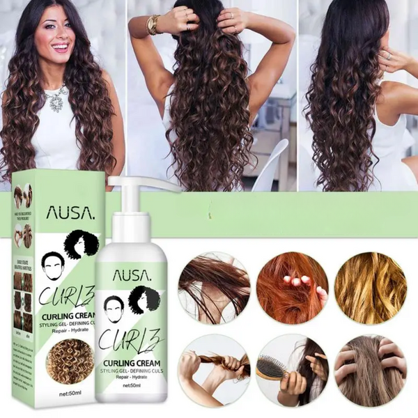 CurlLuxe Curl Cream | Gladmakend & Kruldefinitie | Direct Effect | Voedende Formule