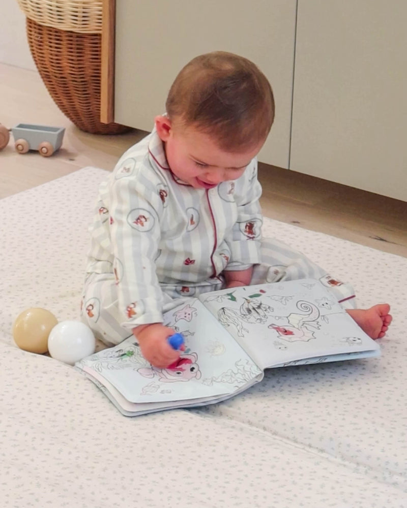 KleurenWonder™ Magisch Waterkleurboek | Herbruikbaar | Geen Rommel, Alleen Plezier