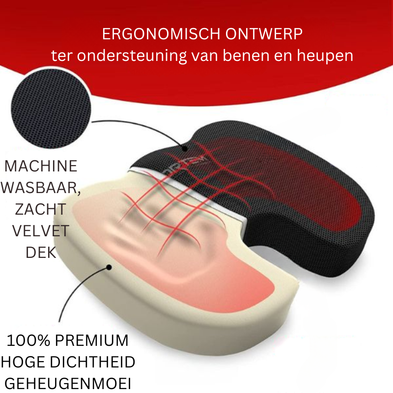 ComfortCush™ Verbeterde Doorbloeding en Comfort