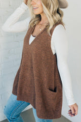Dames Truijvest | Oversized | Zachte Fuzzy Stof met Zijzakken