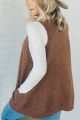 Dames Truijvest | Oversized | Zachte Fuzzy Stof met Zijzakken