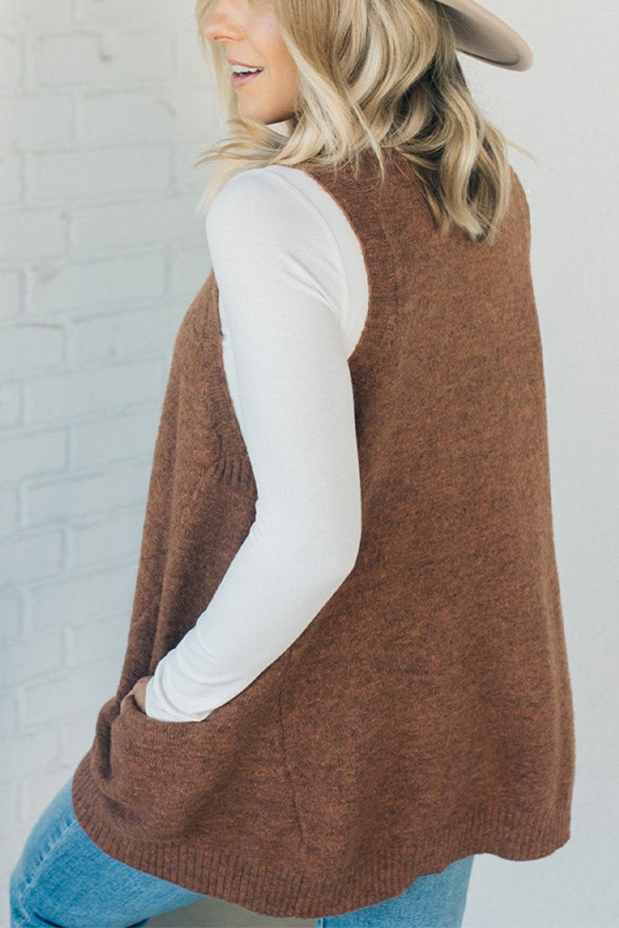 Dames Truijvest | Oversized | Zachte Fuzzy Stof met Zijzakken