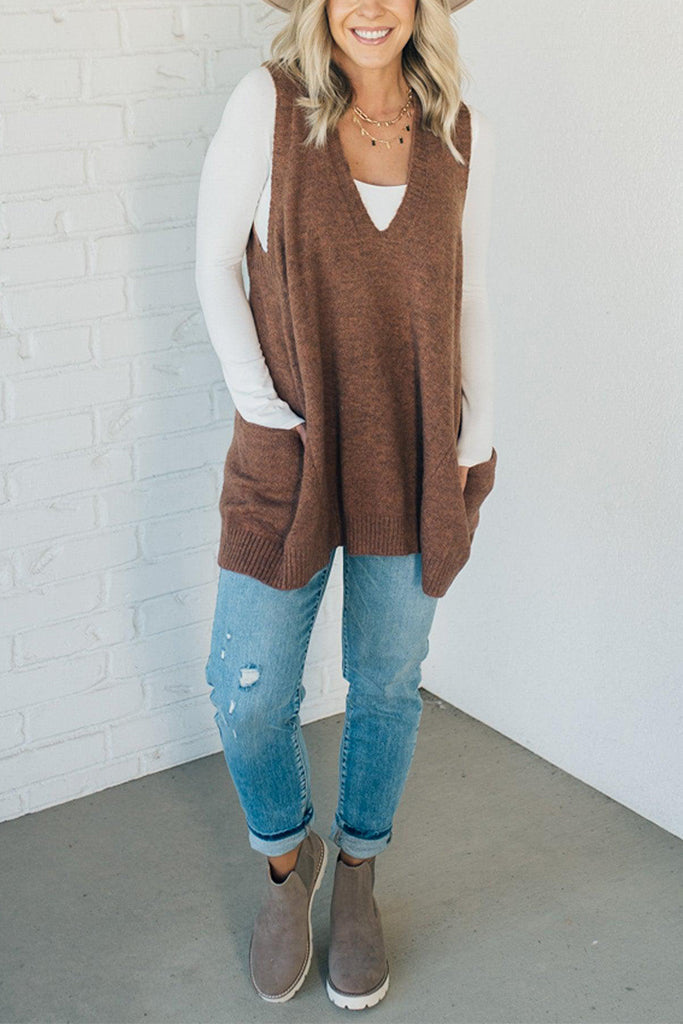 Dames Truijvest | Oversized | Zachte Fuzzy Stof met Zijzakken