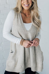 Dames Truijvest | Oversized | Zachte Fuzzy Stof met Zijzakken