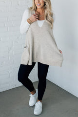 Dames Truijvest | Oversized | Zachte Fuzzy Stof met Zijzakken