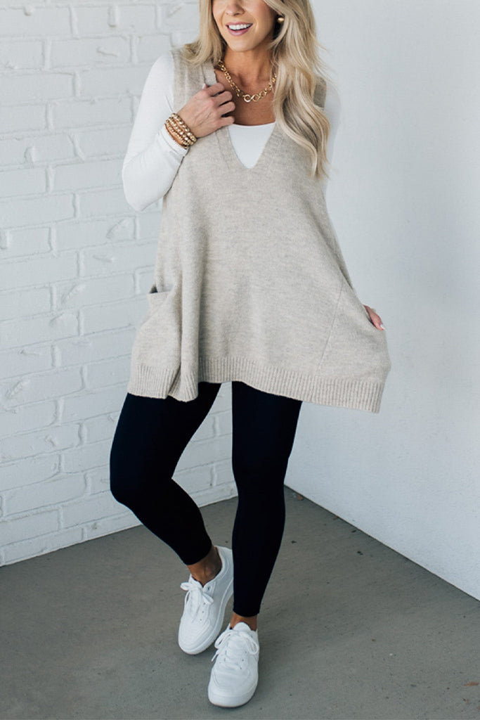 Dames Truijvest | Oversized | Zachte Fuzzy Stof met Zijzakken