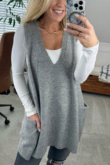 Dames Truijvest | Oversized | Zachte Fuzzy Stof met Zijzakken