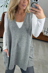Dames Truijvest | Oversized | Zachte Fuzzy Stof met Zijzakken