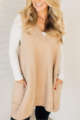 Dames Truijvest | Oversized | Zachte Fuzzy Stof met Zijzakken