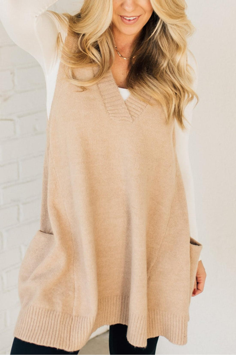 Dames Truijvest | Oversized | Zachte Fuzzy Stof met Zijzakken