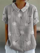 Dames Vintage Bloes met Bloemenprint | Casual