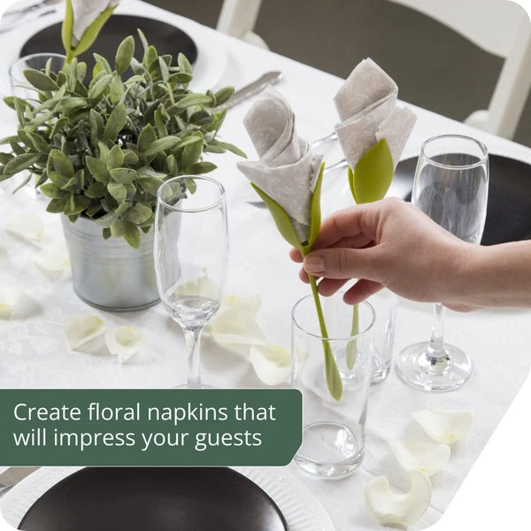 Servet Bloemen Maker | Tafel Decoratie Tool | Voor Bruiloften & Feestjes | Herbruikbaar PP-Plastic
