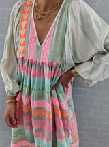 Olivette | Schick Levendige Dames Zomerjurk