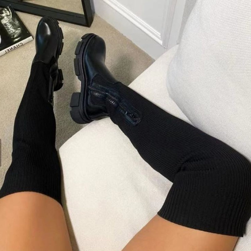 Kylie™ Boven de Knie Laarzen