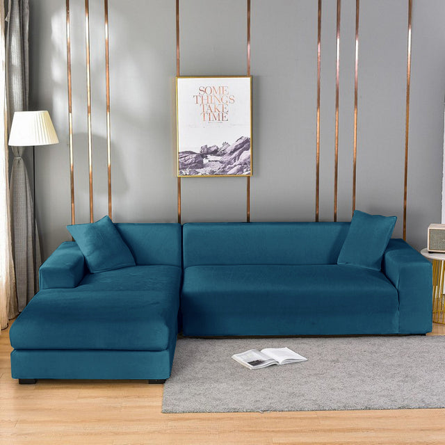 VelvetGuard™ Elastische velours sofa hoes