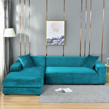 VelvetGuard™ Elastische velours sofa hoes