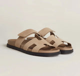 Luxevoets™ Luxus-Plateausandalen uit leder