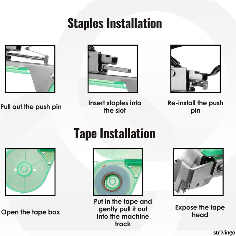 TieUp™ - Plantbindmachine (Incl. 10 rollen tape)