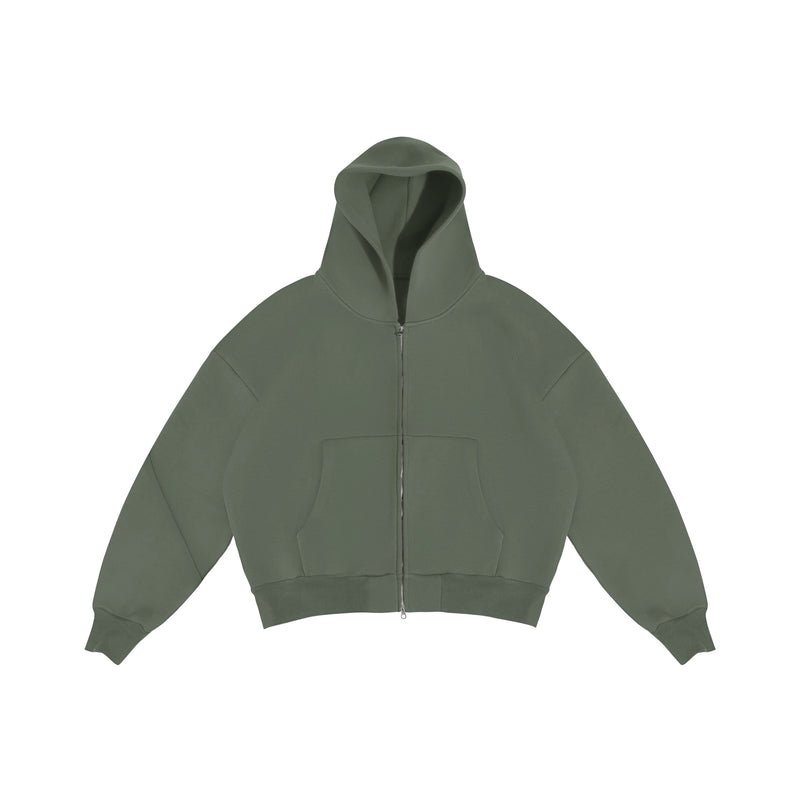 Heren Zip-Up Trainingspak | Licht Oversized | Kort Design
