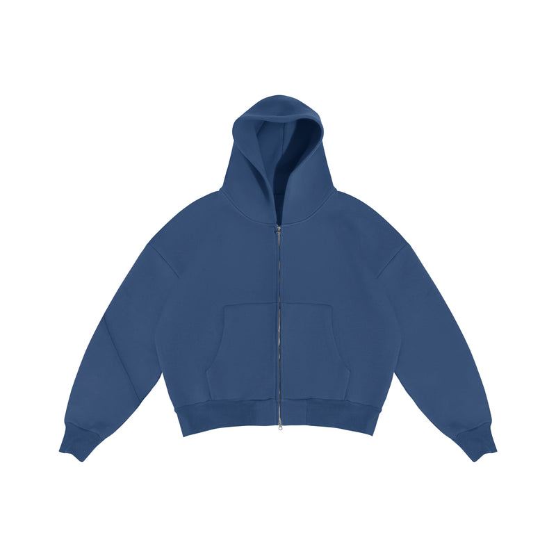 Heren Zip-Up Trainingspak | Licht Oversized | Kort Design